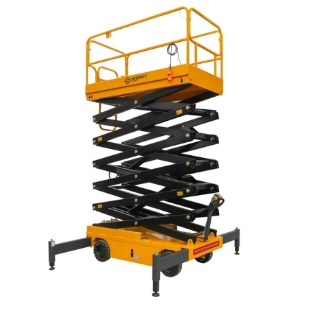 фото подъемник ножничный самоходный sjy-0.5-11a (500 кг; 11 м) smartlift