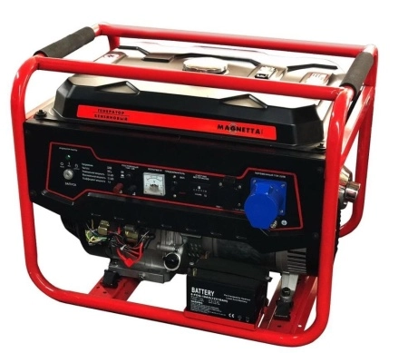 Бензиновый генератор MAGNETTA GFE6500N