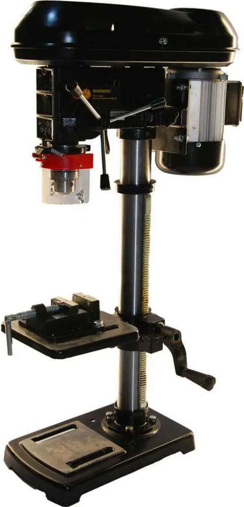 фото станок сверлильный zitrek dp-116 (220в/600вт/12скор/d16мм) с тисками 067-4012